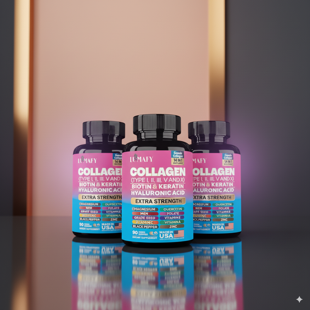 90 capsules de collagène 14 en 1